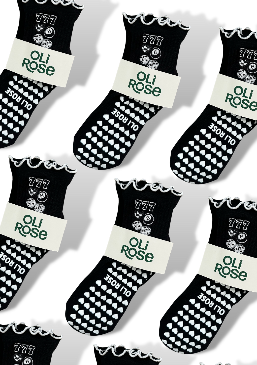 toe socks. only thing missing is 1 polk-a-dot 1